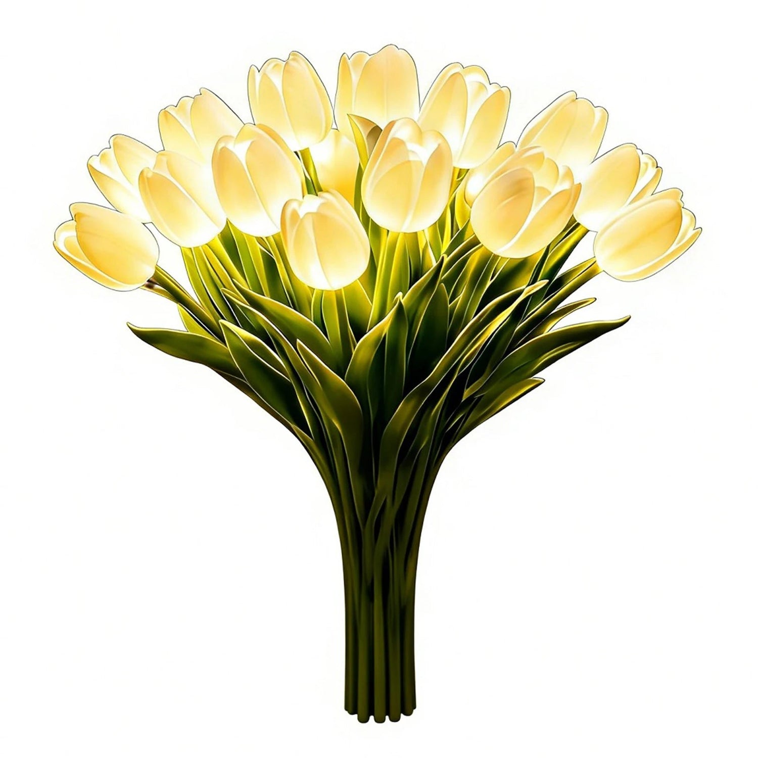 🌷 Korpia™ Tulipa Eterna Blanca